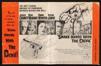 8k723 SHAKE HANDS WITH THE DEVIL pressbook '59 James Cagney, Don Murray, Dana Wynter, Glynis Johns!
