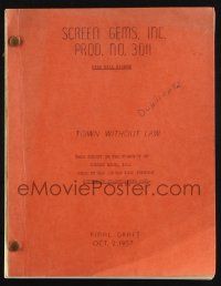 8k021 ADVENTURES OF WILD BILL HICKOK final draft TV script Oct 2, 1957 screenplay by Joe Richardson