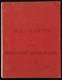 8k031 AMOROUS ADVENTURES OF MOLL FLANDERS script '65 screenplay by Roland Kibbee!