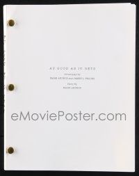 8k039 AS GOOD AS IT GETS revised shooting script September 5, 1997, screenplay by Andrus & Brooks!