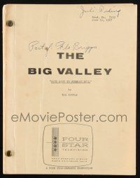 8k053 BIG VALLEY TV script June 12, 1967, screenplay by Ken Pettus, Four Days to Furnace Hill!