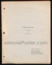 8k105 FEMALE ON THE BEACH script '55 screenplay by Robert Hill, working title Female of the Town!