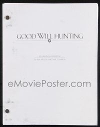 8k122 GOOD WILL HUNTING script '97 screenplay by Ben Affleck & Matt Damon!