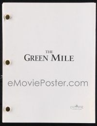 8k126 GREEN MILE final shooting script '99 screenplay by Frank Darabont, from Stephen King novel!