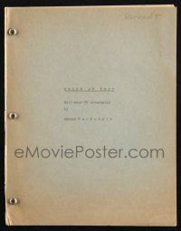 8k131 HELEN OF TROY TV script '50s unproduced screenplay by Aeneas MacKenzie!