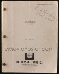 8k133 HINDENBURG second draft script April 22, 1974, screenplay by Nelson Gidding!