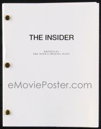 8k144 INSIDER script November 5, 1999, screenplay by Roth & Mann, sent to Academy member!