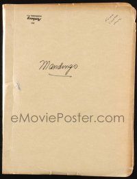 8k179 MANDINGO script '75 screenplay by Norman Wexler, directed by Richard Fleischer!