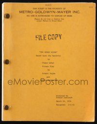 8k183 MERRY WIDOW re-copied script '51 screenplay by Samson Raphaelson & Ernest Vajda!