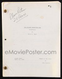 8k186 MILAGRO BEANFIELD WAR rough draft script April 21, 1986, screenplay by David S. Ward