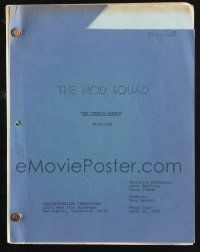 8k189 MOD SQUAD final draft TV script April 20, 1972, screenplay by Jack Turley!