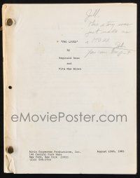 8k198 MY TWO LOVES TV script August 15, 1985, screenplay by Riginald Rose & Rita Mae Brown!