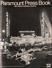 8k304 AMERICAN HOT WAX pressbook '78 the beginnings of rock & roll in New York in 1959!