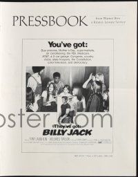 8k341 BILLY JACK pressbook '71 Tom Laughlin, Delores Taylor, most unusual boxoffice success ever!