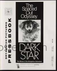 8k410 DARK STAR pressbook '75 John Carpenter & Dan O'Bannon, the spaced out odyssey!