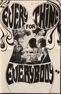8k447 EVERYTHING FOR EVERYBODY pressbook '69 she could and would do it, sexy images!