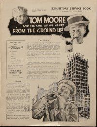 8k481 FROM THE GROUND UP pressbook '21 Tom Moore & the girl of his heart Helene Chadwick!