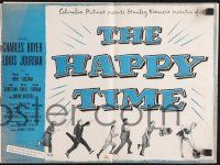 8k514 HAPPY TIME pressbook '52 Charles Boyer, Louis Jourdan, Marsha Hunt, Richard Fleischer