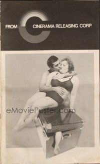 8k526 HONEYMOON KILLERS pressbook '69 classic anti-romantic image of Shirley Stoler & Tony Lo Bianco