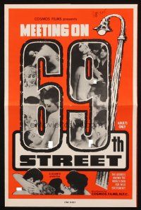 8k616 MEETING ON 69TH STREET pressbook '69 the address known the world over for wild excitement!