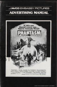 8k667 PHANTASM pressbook '79 if this one doesn't scare you, you're already dead!