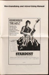 8k752 STARDUST pressbook '74 Michael Apted directed, they made David Essex a rock & roll! god!