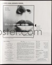 8k756 STOLEN KISSES pressbook '69 Francois Truffaut's Baisers Voles, sexy lips image!