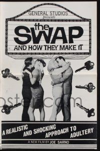 8k769 SWAP & HOW THEY MAKE IT pressbook '66 Joe Sarno directed, a shocking approach to adultery!