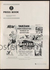 8k773 TARZAN THE APE MAN pressbook '59 Edgar Rice Burroughs, Denny Miller & sexy Joanna Barnes!