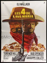 8m802 ACE HIGH French 1p R70s Eli Wallach, Terence Hill, spaghetti western, different Mascii art!
