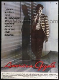 8m805 AMERICAN GIGOLO French 1p '80 handsomest male prostitute Richard Gere is framed for murder!