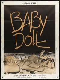 8m812 BABY DOLL French 1p R70s Elia Kazan, classic image of sexy troubled teen Carroll Baker!