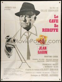 8m837 COUNTERFEITERS OF PARIS French 1p '61 cool art of smoking Jean Gabin by Jouineau Bourduge!