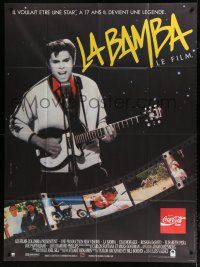 8m889 LA BAMBA French 1p '87 rock and roll, Lou Diamond Phillips as Ritchie Valens, different!