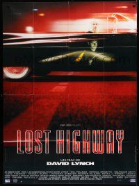 8m902 LOST HIGHWAY French 1p '97 directed by David Lynch, Bill Pullman, Patricia Arquette!