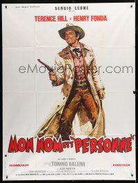 8m915 MY NAME IS NOBODY French 1p '74 Il Mio nome e Nessuno, art of Henry Fonda by Casaro!