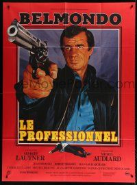 8m936 PROFESSIONAL French 1p '81 Lautner's Le Professionnel, art of Jean-Paul Belmondo by Mascii!