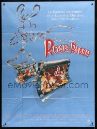 8m995 WHO FRAMED ROGER RABBIT French 1p '88 Robert Zemeckis, Bob Hoskins, sexy Jessica Rabbit!