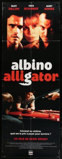 8m794 ALBINO ALLIGATOR video French door panel '96 Kevin Spacey directed, Matt Dillon shooting pool!
