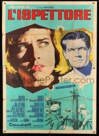 8m730 LISA Italian 2p '64 Stephen Boyd, Dolores Hart, The Inspector, different Mannoa rt!