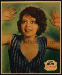 8m006 FLEET'S IN jumbo LC '28 great close up of sexy redheaded Clara Bow with her arms raised!