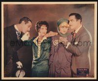 8m002 IT jumbo LC '27 sexy Clara Bow grabs Antonio Moreno's hand as other man kisses her hand!
