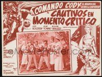 8m505 COMMANDO CODY chapter 12 Mexican LC '53 Sky Marshal of the Universe, cool sci-fi border art!