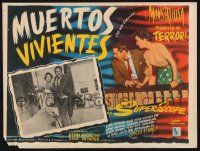 8m517 INVASION OF THE BODY SNATCHERS Mexican LC '56 Kevin McCarthy & Dana Wynter running!
