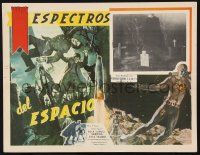 8m528 PLAN 9 FROM OUTER SPACE Mexican LC '58 Ed Wood, great image of Lugosi imitator in graveyard!