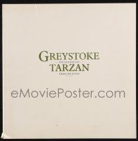 8m053 GREYSTOKE German souvenir program book '83 Christopher Lambert as Tarzan, Lord of the Apes!