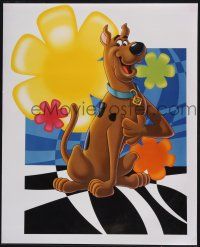 8m059 SCOOBY-DOO set of 2 static cling posters '90s great images of the famous cartoon canine!