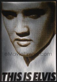 8m065 THIS IS ELVIS trade ad '81 Elvis Presley rock 'n' roll biography, portrait of The King!