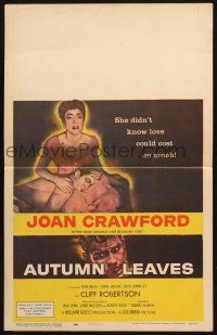 8m152 AUTUMN LEAVES WC '56 Cliff Robertson was young & eager and Joan Crawford was lonely!