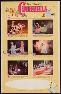 8m189 CINDERELLA WC R65 Walt Disney classic romantic musical fantasy cartoon!